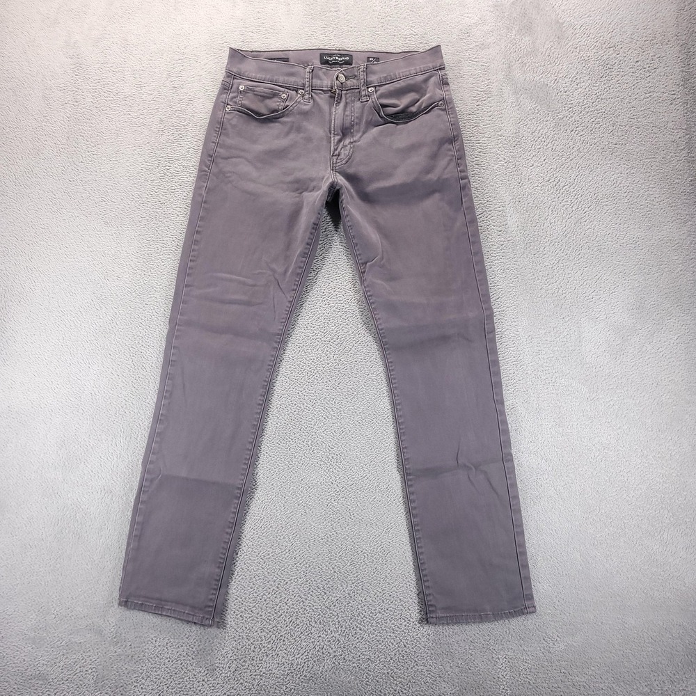 Lucky Brand Jeans Mens 30x30 Gray 121‎ Slim Straight Stretch Minimalist
